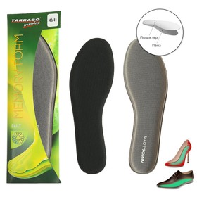 Стельки для обуви Tarrago Memory Foam, с эффектом памяти, размер 36-37