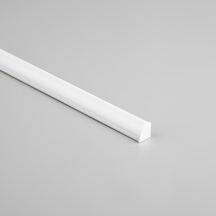 Угловой профиль General для светодиодной ленты, 2 м, 16 × 16 мм, матовый рассеиватель, аксессуары - Фото 1