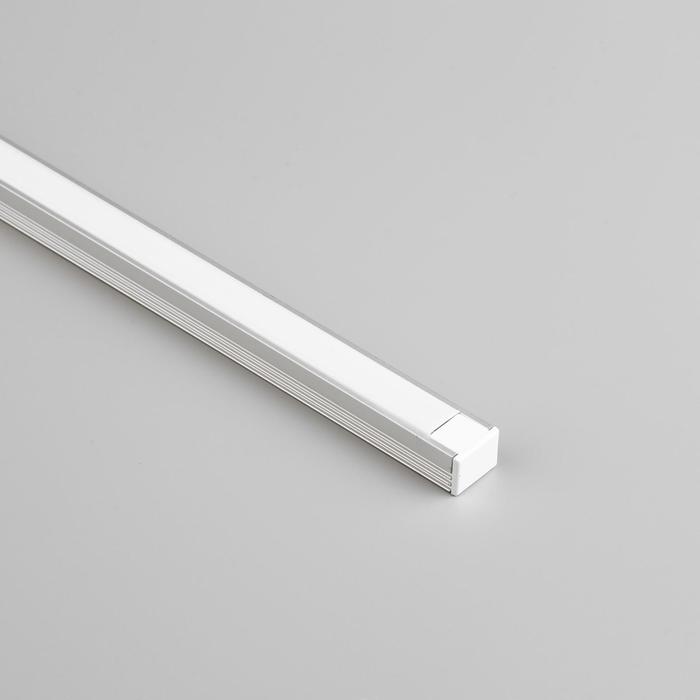 Накладной профиль General для светодиодной ленты, 2 м, 16 × 12 мм, матовый рассеиватель, аксессуары - Фото 1