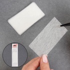 Шелк стекловолокно для наращивания ногтей, 8×4 см, 10 листов, белое - Фото 2