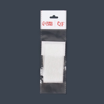 Шелк стекловолокно для наращивания ногтей, 8×4 см, 10 листов, белое