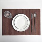 Салфетка сервировочная на стол 40×30 см «Капли», цвет коричневый - Фото 1