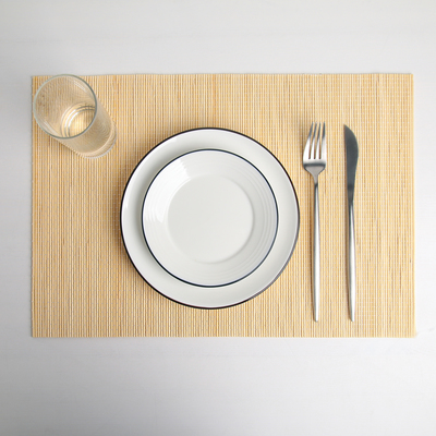 Салфетка сервировочная на стол «Капли», 40×30 см, цвет бежевый