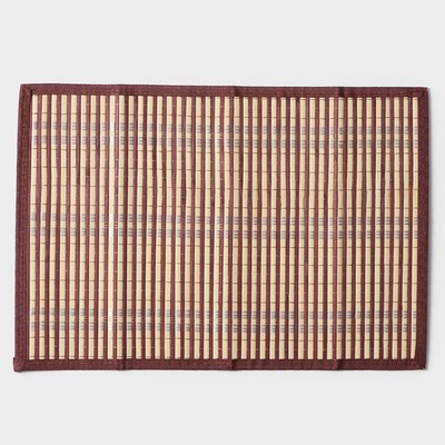 Салфетка сервировочная на стол «Кант», 45×30 см, цвет коричневый
