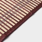 Салфетка сервировочная на стол «Кант», 44×30 см, коричневая - Фото 3