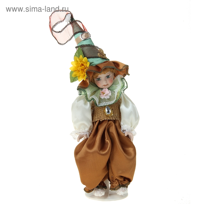 Кукла коллекционная "Малыш осенний" 28 см - Фото 1