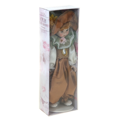 Кукла коллекционная "Малыш осенний" 28 см