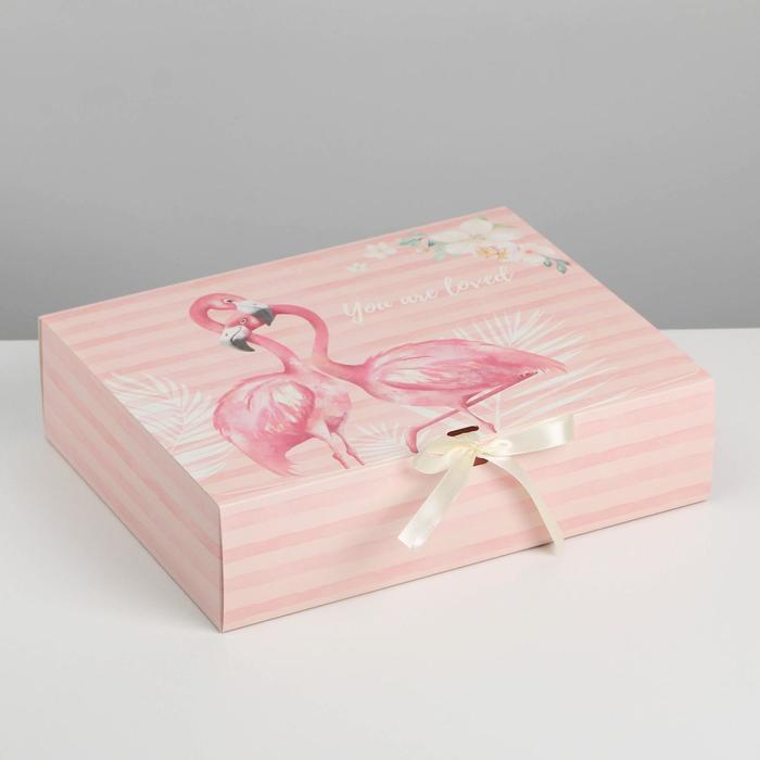 Коробка подарочная, упаковка, «You are loved», 31 х 24.5 х 8 см