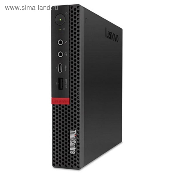 Компьютер Lenovo ThinkCentre Tiny M720q slim PG G5420T (3.2), 4Гб, черный - Фото 1