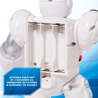 Робот GRAVITONE, свет, звук, стреляет, на батарейках, русская озвучка, цвет синий - Фото 6