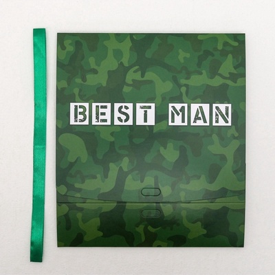 Коробка подарочная, упаковка, «Best man», 31×24.5×8 см