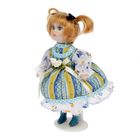 Кукла коллекционная "Наташа в полосатом платье" 19 см - Фото 6