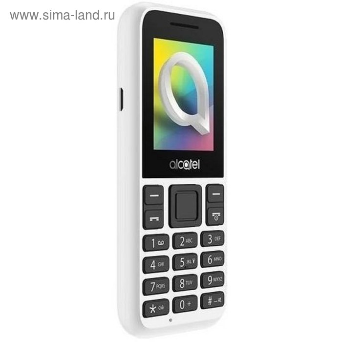Мобильный телефон Alcatel 1066D, 2Sim, 1.8", 0.08Mpix, microSD, белый - Фото 1
