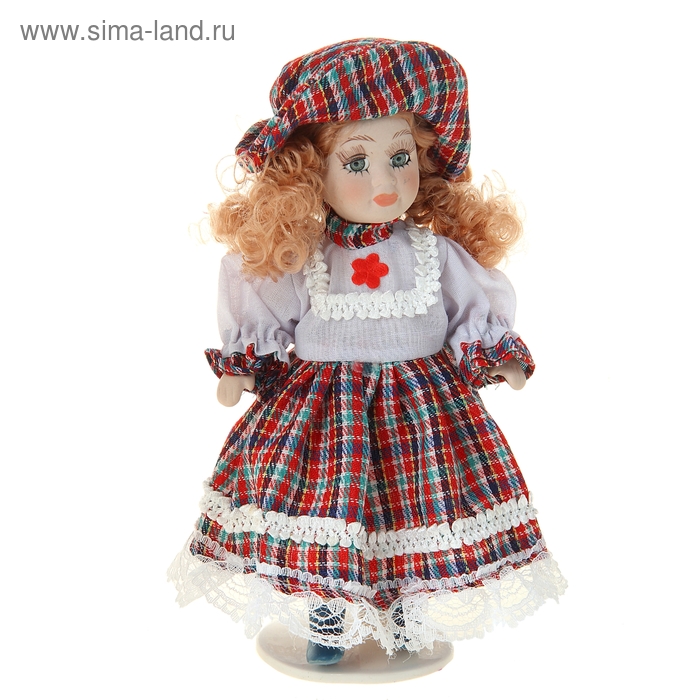 Кукла коллекционная "Катерина в шотландском платье" 19 см - Фото 1