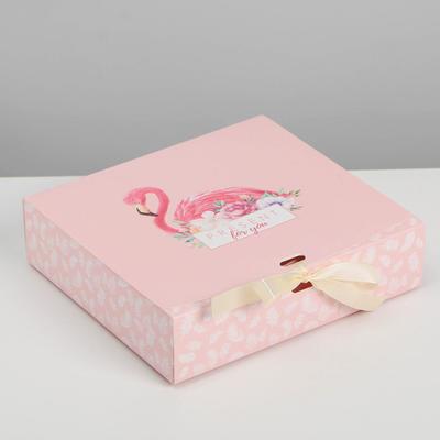 Коробка подарочная, упаковка, «Present for you», 20 х 18 х 5 см