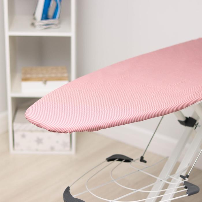 Чехол для гладильной доски Доляна, 129×51, с поролоном, цвет МИКС - Фото 1