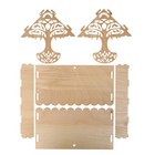 Кормушка для птиц «Узорное дерево», 23 × 17 × 16,5 см, Greengo - Фото 3