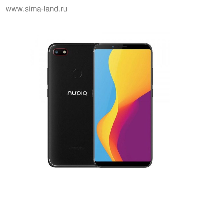 Смартфон Nubia V18, 64Гб, 2Sim, 6", Android 7.0, 13Mpix, черный - Фото 1