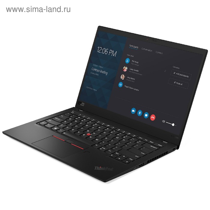 Ультрабук Lenovo ThinkPad X1 Carbon, 14", i7 8565U, 16Гб, SSD 512Гб, UHD 620, W10, черный - Фото 1