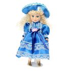 Кукла коллекционная "Агата в голубом платьице" 23 см - Фото 1
