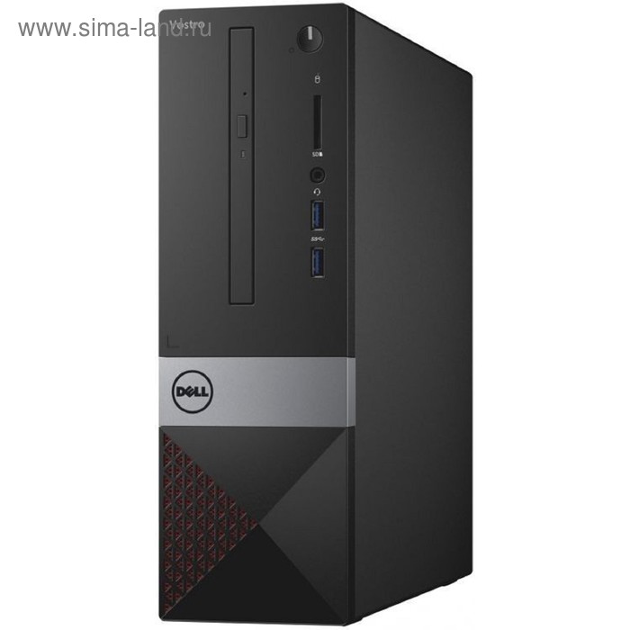 Компьютер Dell Vostro 3470 SFF i3 9100 (3.6), 4Гб, 1Тб 7.2кG 630, DVDRW, CR, черный - Фото 1