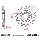 Звезда передняя, ведущая, JTF284 для мотоцикла, стальная с самоочисткой, цепь 520, 13 зубьев   41645 4164598 - фото 308095787