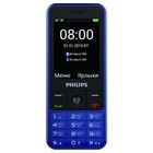 Мобильный телефон Philips E182 Xenium, 2Sim, 2.4", 0.3Mpix, microSD, синий - Фото 1