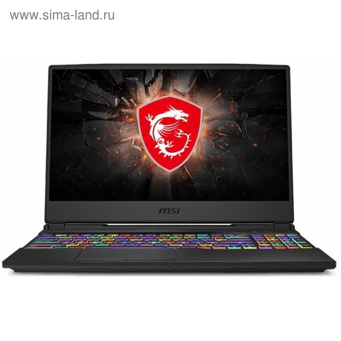 Ноутбук MSI GL65 9SCK-012RU, 15.6", i7 9750H, 8Гб, SSD 512Гб, GTX 1650, Win 10, черный - Фото 1