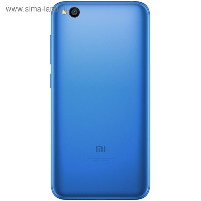 Смартфон Xiaomi Redmi GO, 16Гб, 2Sim, 5", Android 8.1, 8Mpix, microSD, синий - Фото 1