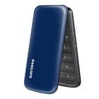Мобильный телефон Philips E255 Xenium, 32Мб, 2Sim, 2.4", 0.3Mpix, microSD, синий - Фото 2
