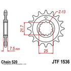 Звезда ведущая JT sprockets 1536.15, цепь 520, 15 зубьев 4543204 - фото 308095929