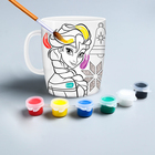 Набор кружка под раскраску "Новый год!" Холодное сердце , 250 мл - Фото 1