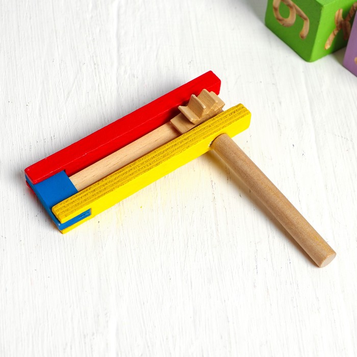 Музыкальная игрушка «Трещотка» 2.5×10.5×11.5 см - Фото 1