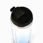 Термокружка со сменной вставкой «Градиент», 400 мл, голубой - Фото 4