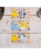 Термонаклейки на 7 яиц «Цыплята и друзья» на пасху, 7,3 х 34,2 см. - Фото 4