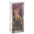 Кукла коллекционная "Малышка Кристина в бордовом платье" 15 см - Фото 2