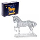 Пазл 3D кристаллический, «Лошадь» на подставке, 100 деталей, цвета МИКС - фото 317824513
