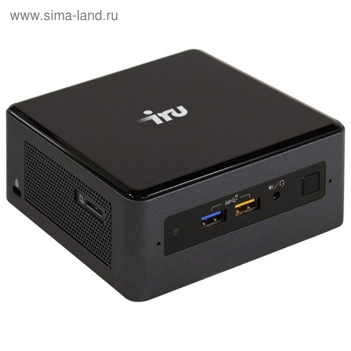 Неттоп IRU NUC 113 i3 8109U (3), 8Гб, SSD240Гб, Iris Graphics 655, черный, серебристый - Фото 1