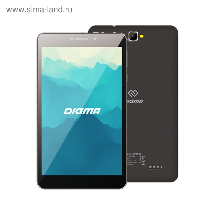 Планшет Digma CITI 7591 3G MTK8321 (1.3) 4с, RAM2Гб, ROM32Гб, черный - Фото 1