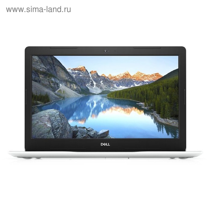 Ноутбук Dell Inspiron 3584, Core i3 7020U, 4Гб, 1Тб, AMD Radeon 520 2Гб, 15.6", белый - Фото 1