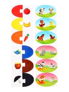 Парные IQ - пазлы «Мамы и малыши», 12 пазлов, 24 детали - Фото 2