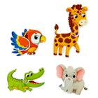 Пазлы подвижные «Весёлые зверята», 4 пазла, 8 деталей - Фото 2