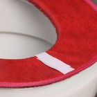 Чехол на сиденье для унитаза на липучках Доляна «Плюш», 37.5×42.5 см, МИКС - Фото 7