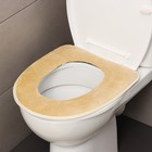 Чехол на сиденье для унитаза на липучках Доляна «Плюш», 37.5×42.5 см, МИКС - Фото 10