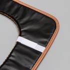 Чехол на сиденье для унитаза на липучках Доляна «Плюш», 34×40 см, цвет МИКС - фото 6258072