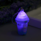 Фонарик свет на кольце "Мороженое в стаканчике" мигает МИКС 4,5х2,5х2,5 см - Фото 3