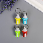 Фонарик брелок для ключей на кольце «Мороженое в стаканчике», мигает, 4.5×2.5×2.5 см, МИКС - Фото 4