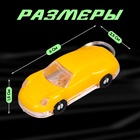 Фонарик брелок для ключей на кольце «Яркое авто», мигает, колеса крутятся, 2.5×6×1.5 см, МИКС - Фото 2