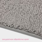 Коврик для дома Доляна «Нина», 50×80 см, ворс короткий, серый - Фото 4