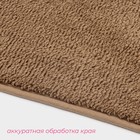 Коврик для дома Доляна «Нина», 50×80 см, коричневый - Фото 4